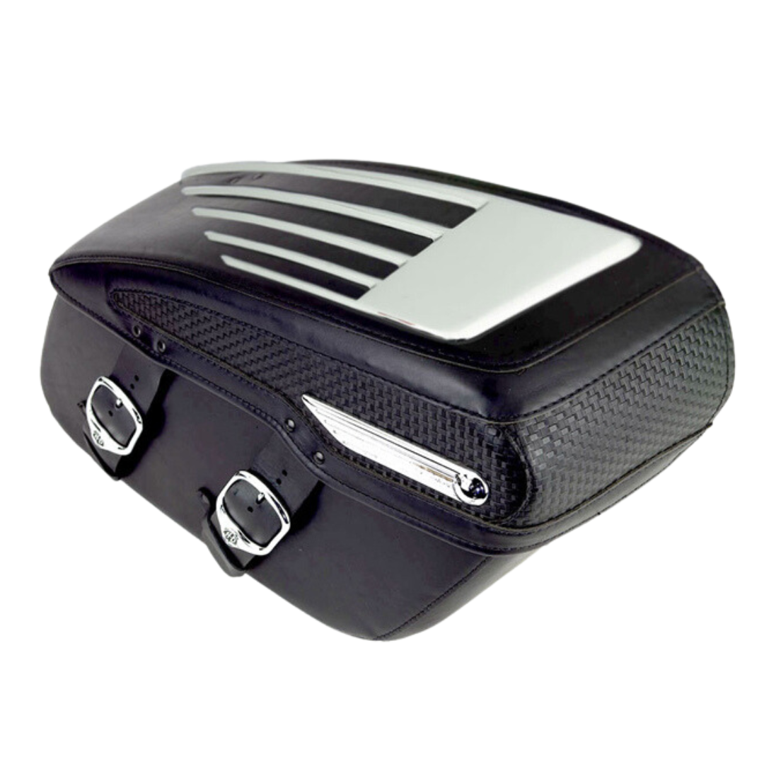 Chrome sales saddle bag